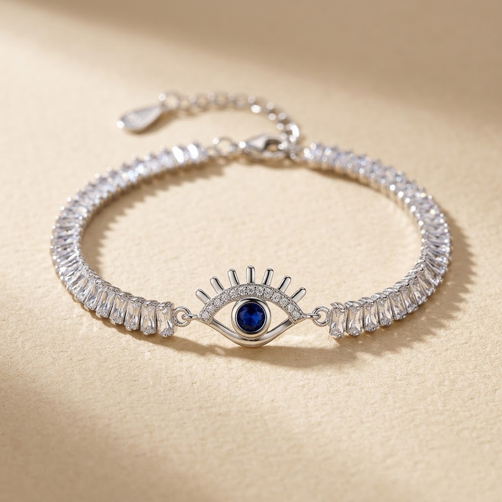 Evil Eye Baguette Bracelet — view 1 of 3