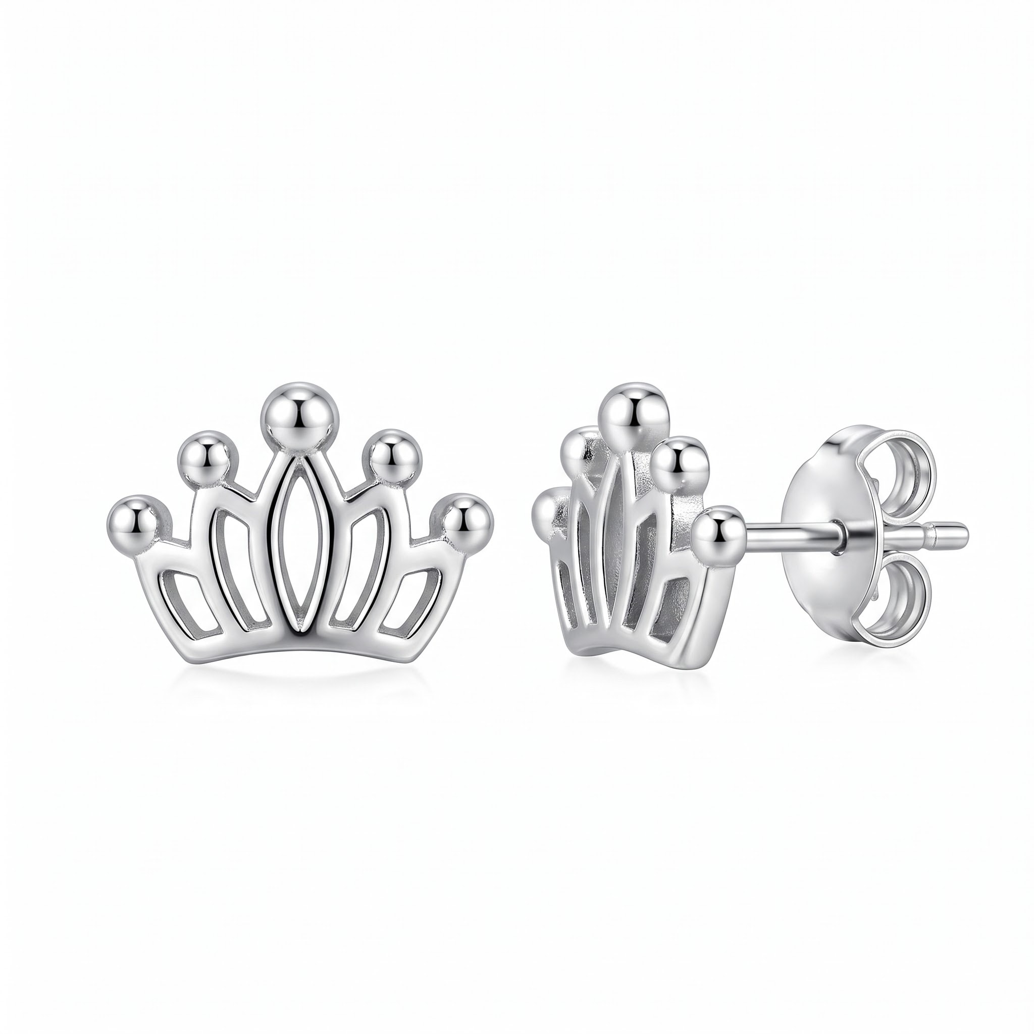 Openwork Crown Stud Earrings — view 1 of 4