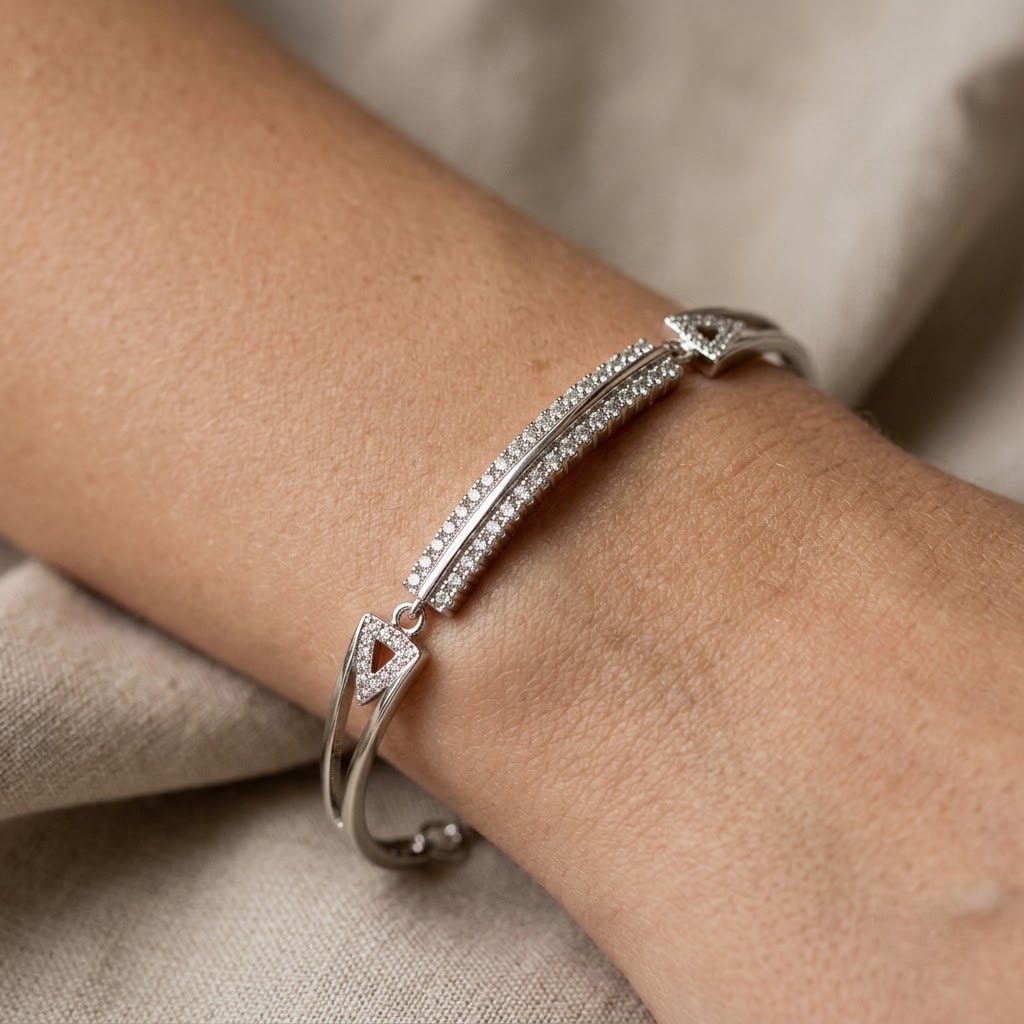 Pavé Bar Adjustable Bangle — view 1 of 2