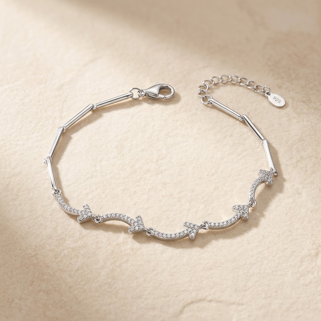 Pavé Star Bar-Link Bracelet — view 1 of 3