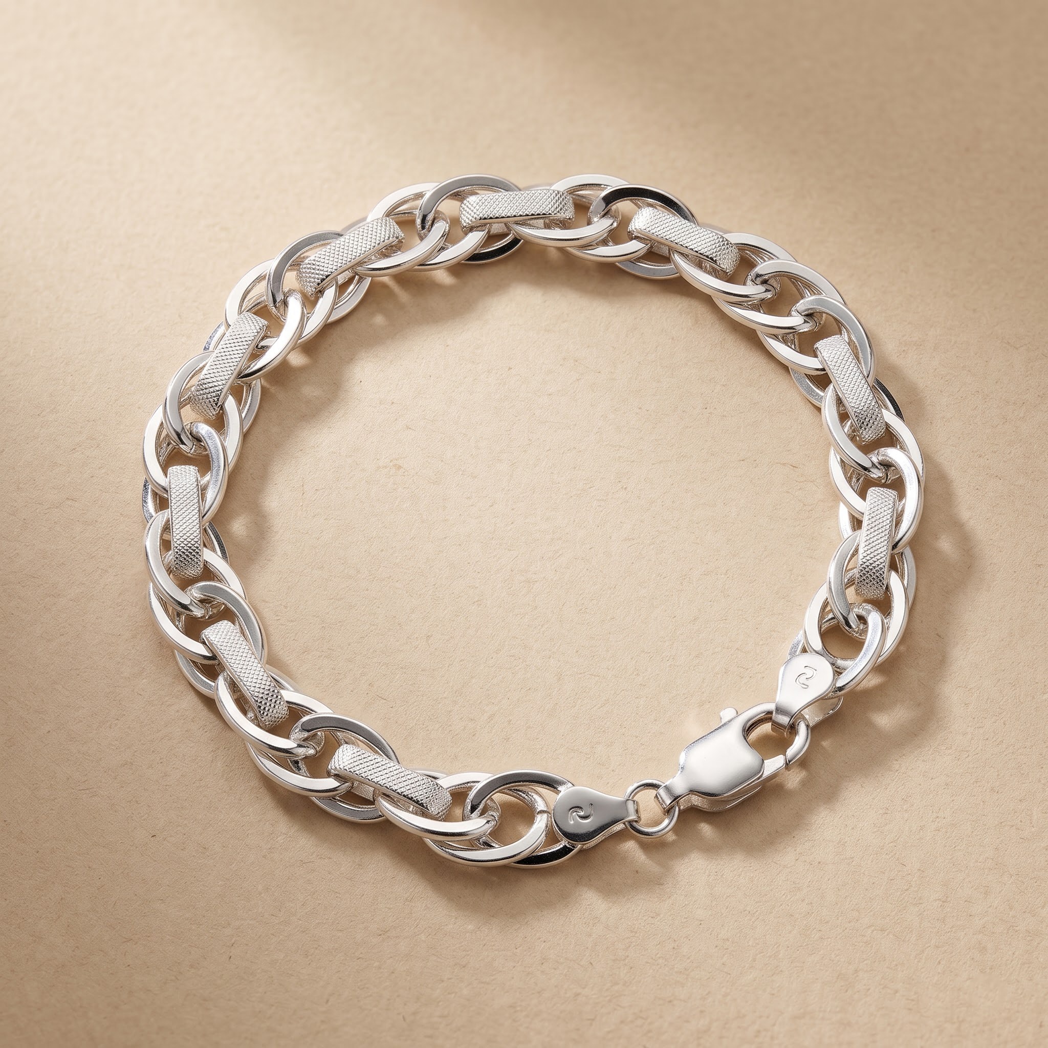 Textured Bar Rolo Bracelet — view 1 of 4